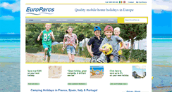 Desktop Screenshot of europarcs.ie
